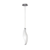 Sintesys 15cm 1 Light Pendant Light - Chrome & White