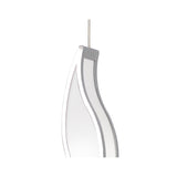 Sintesys 15cm 1 Light Pendant Light - Chrome & White