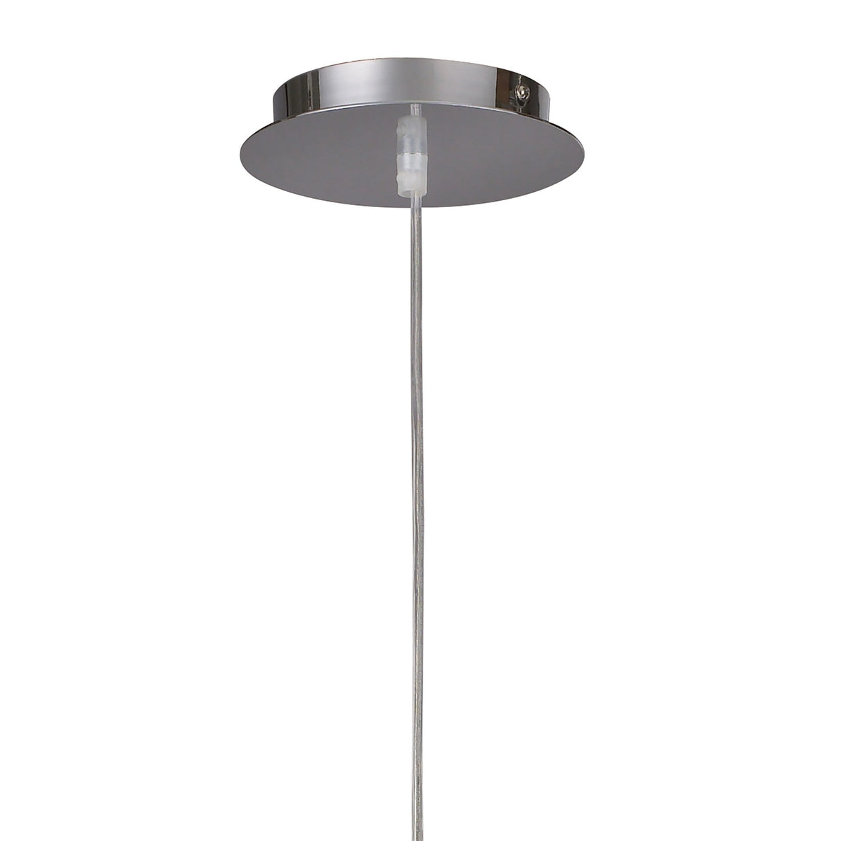 Sintesys 15cm 1 Light Pendant Light - Chrome & White