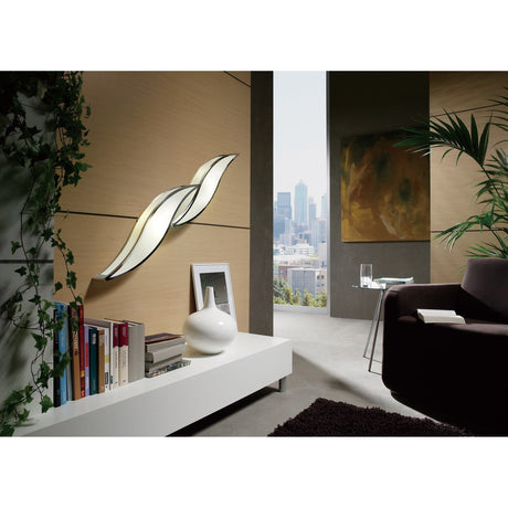 Sintesys Large 2 Light Wall Light - Polished Chrome