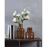 Siranana Glass Vase 19.5cm - Brown