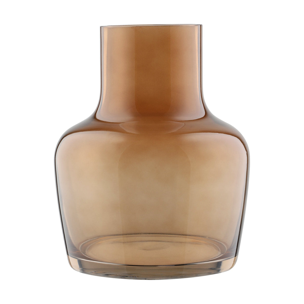 Siranana Glass Vase 19.5cm - Brown