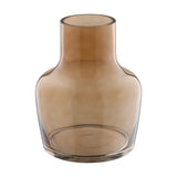 Siranana Glass Vase 19.5cm - Brown