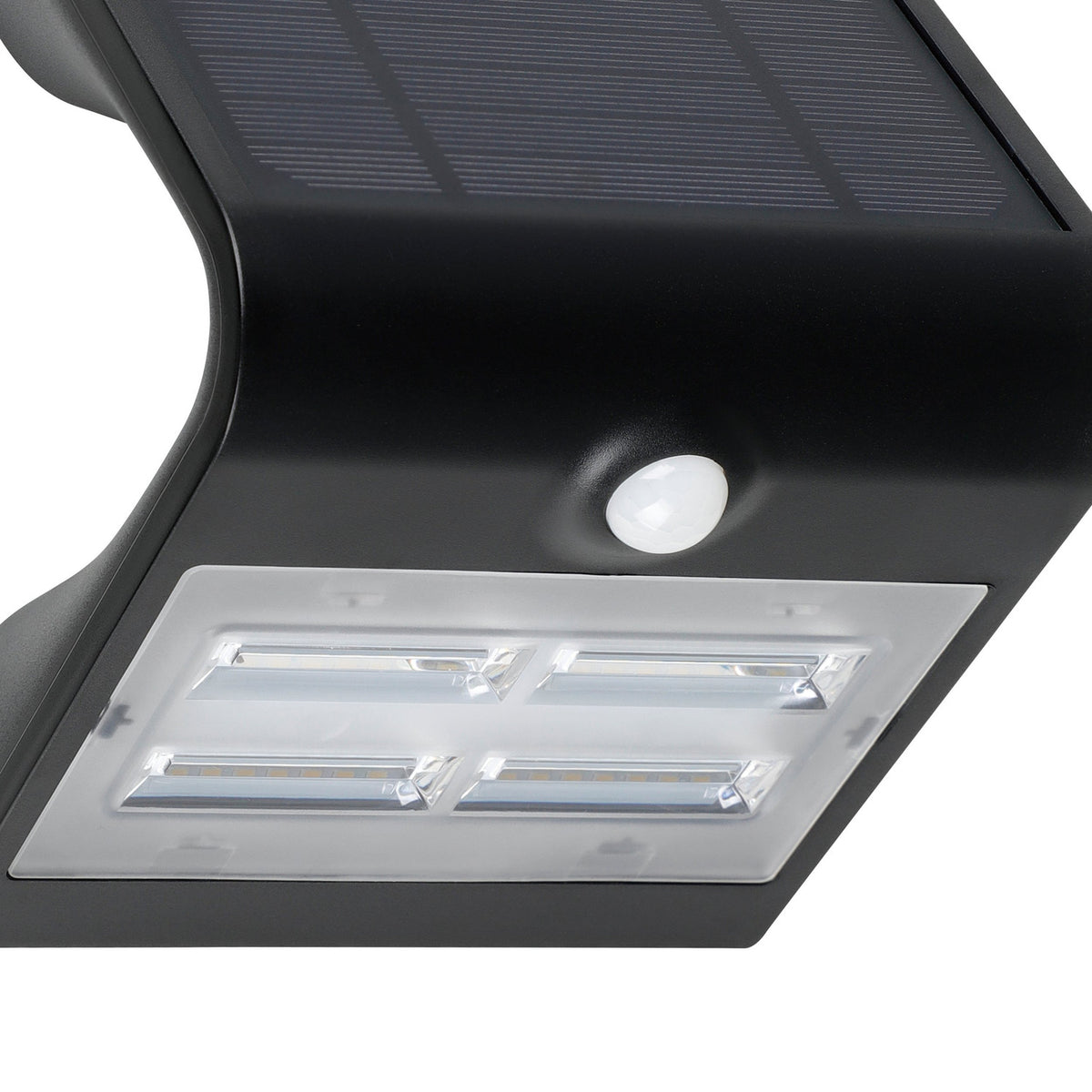 Sirnessa Solar Wall Light with Motion Sensor - Black