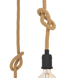 Sirvena 6 Light Pendant 18cm - Black