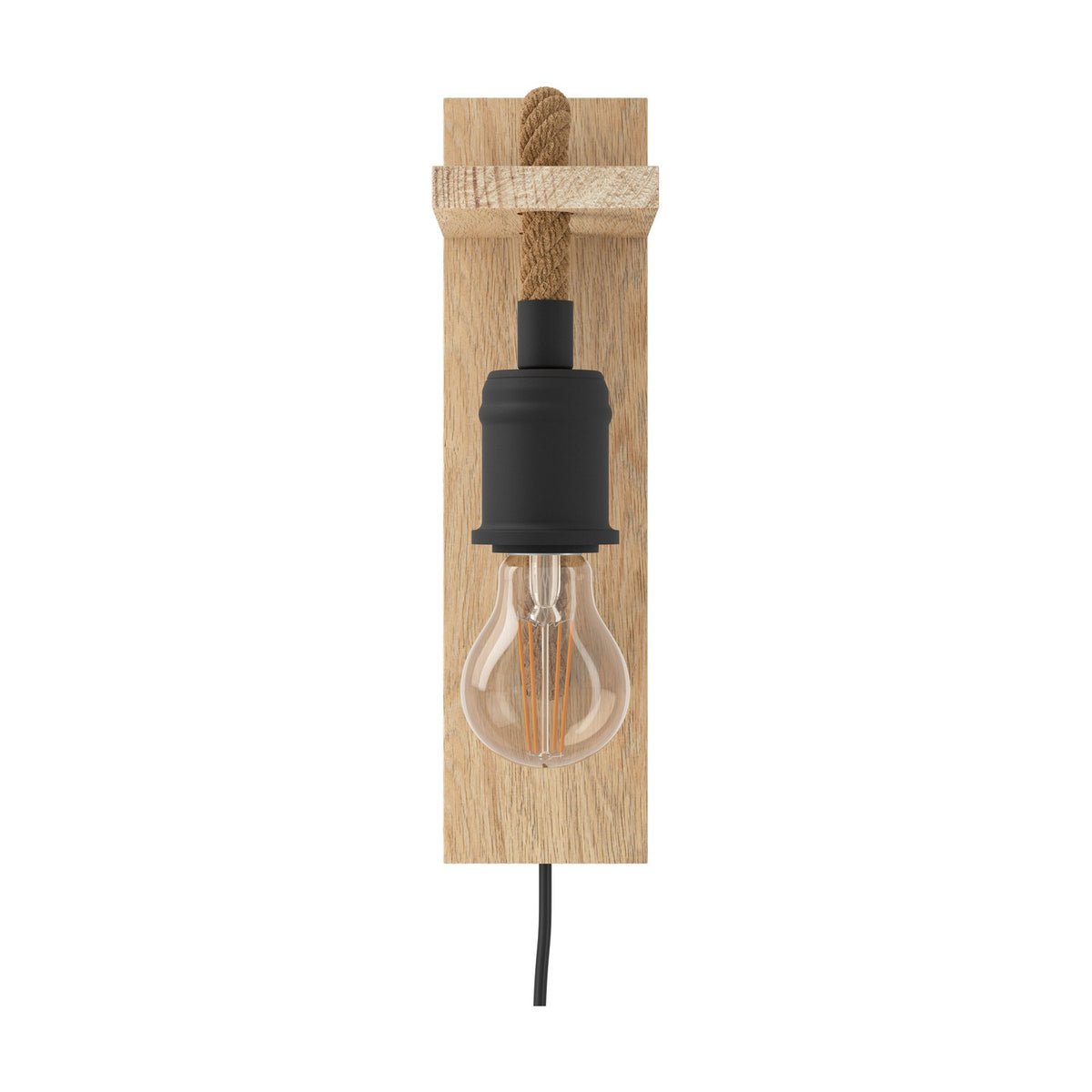 Sirvena Wall Light - Black & Brown