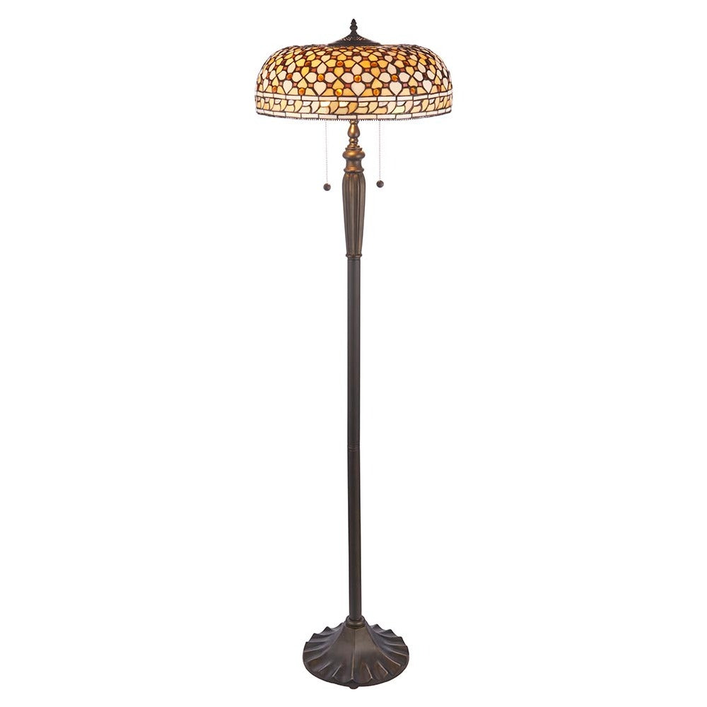 Ravenstead Tiffany Floor Lamp - Multicoloured