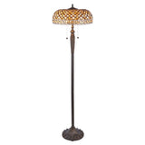 Ravenstead Tiffany Floor Lamp - Multicoloured