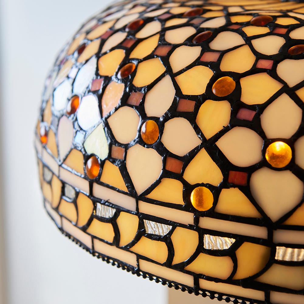 Ravenstead Tiffany Floor Lamp - Multicoloured