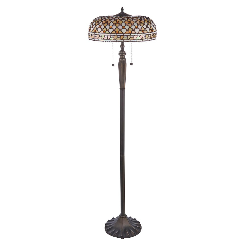 Ravenstead Tiffany Floor Lamp - Multicoloured