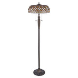 Ravenstead Tiffany Floor Lamp - Multicoloured