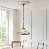 Brindleigh 3 Light Tiffany Pendant - Multicoloured
