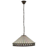 Brindleigh 3 Light Tiffany Pendant - Multicoloured