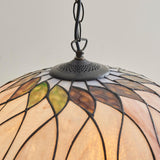 Pentleigh Large 3 Light Tiffany Pendant - Multicoloured