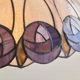 Pentleigh Large 3 Light Tiffany Pendant - Multicoloured