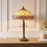 Pentleigh Large Tiffany Table Lamp - Multicoloured
