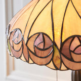Pentleigh Large Tiffany Table Lamp - Multicoloured