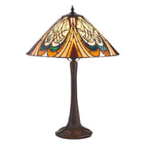 Elderford Tiffany Table Lamp - Multicoloured