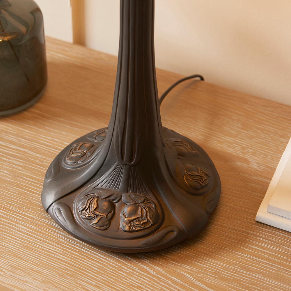 Elderford Tiffany Table Lamp - Multicoloured