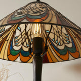 Elderford Tiffany Table Lamp - Multicoloured