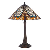 Elderford Tiffany Table Lamp - Multicoloured