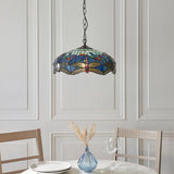 Alderworth Medium Tiffany Pendant - Blue