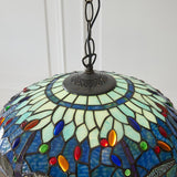 Alderworth Medium Tiffany Pendant - Blue
