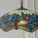 Alderworth Medium Tiffany Pendant - Blue