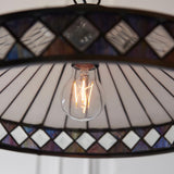 Brindleigh Medium Single Tiffany Pendant - Multicoloured