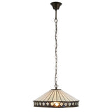 Brindleigh Medium Single Tiffany Pendant - Multicoloured