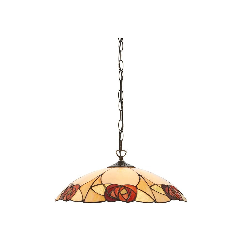 Kelverton Large Tiffany Pendant - Multicoloured