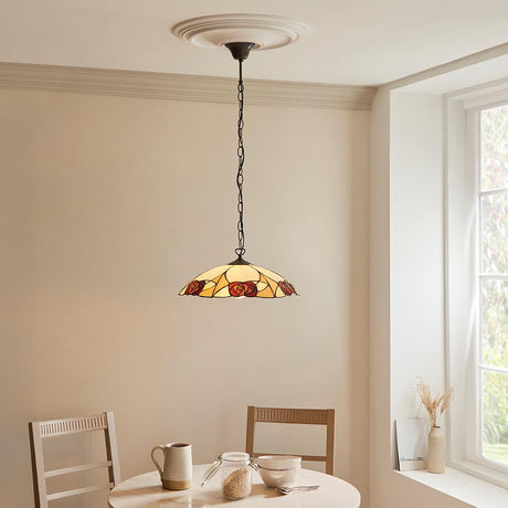 Kelverton Large Tiffany Pendant - Multicoloured
