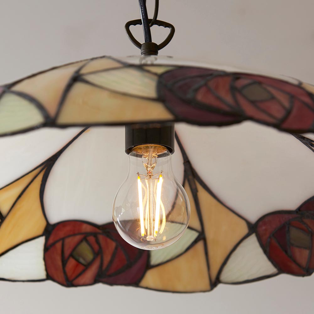 Kelverton Large Tiffany Pendant - Multicoloured