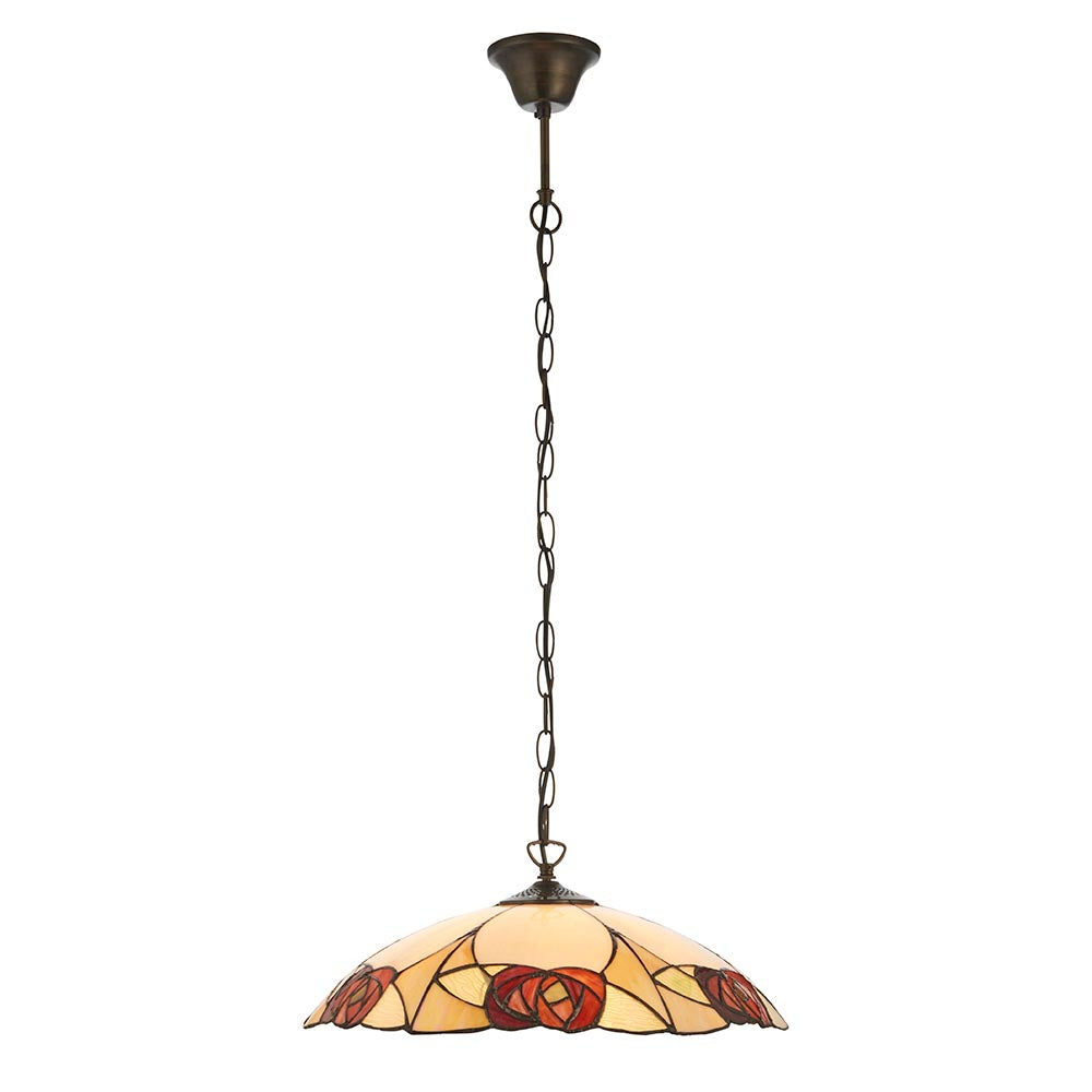 Kelverton Large Tiffany Pendant - Multicoloured
