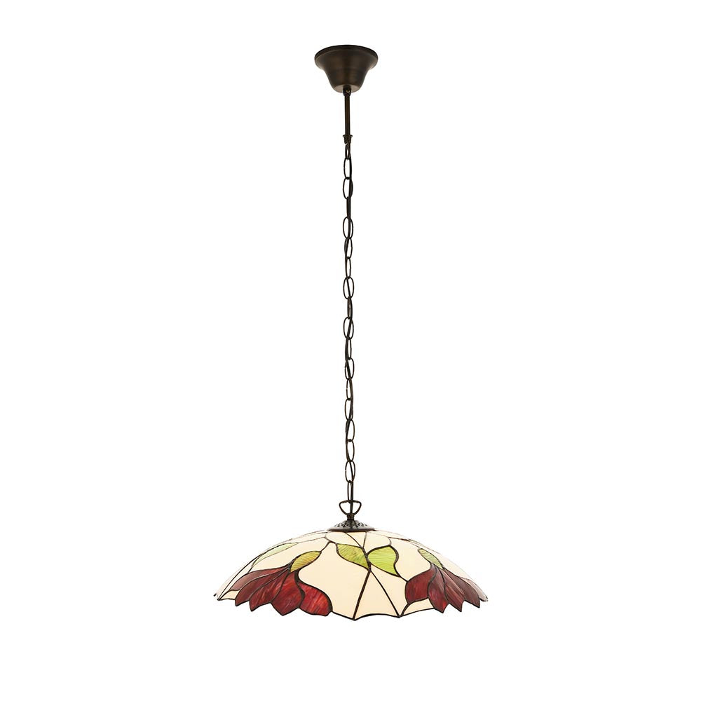 Amberhurst Large Tiffany Pendant - Multicoloured
