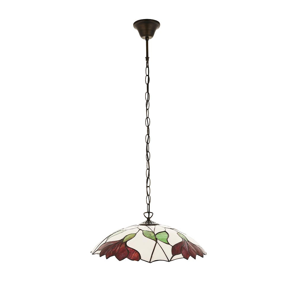 Amberhurst Large Tiffany Pendant - Multicoloured