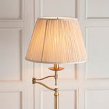 Ambledale Swing Arm Floor Lamp - Antique Brass