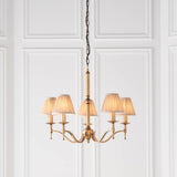 Ambledale 5 Light Chandelier - Antique Brass