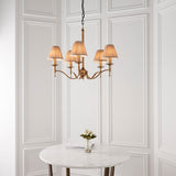 Ambledale 5 Light Chandelier - Antique Brass