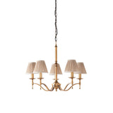 Ambledale 5 Light Chandelier - Antique Brass