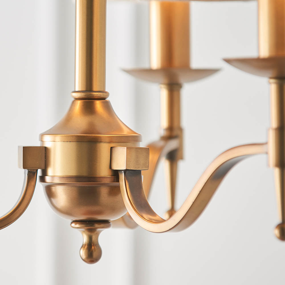 Ambledale 3 Light Pendant - Antique Brass
