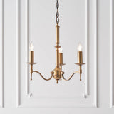 Ambledale 3 Light Pendant - Antique Brass