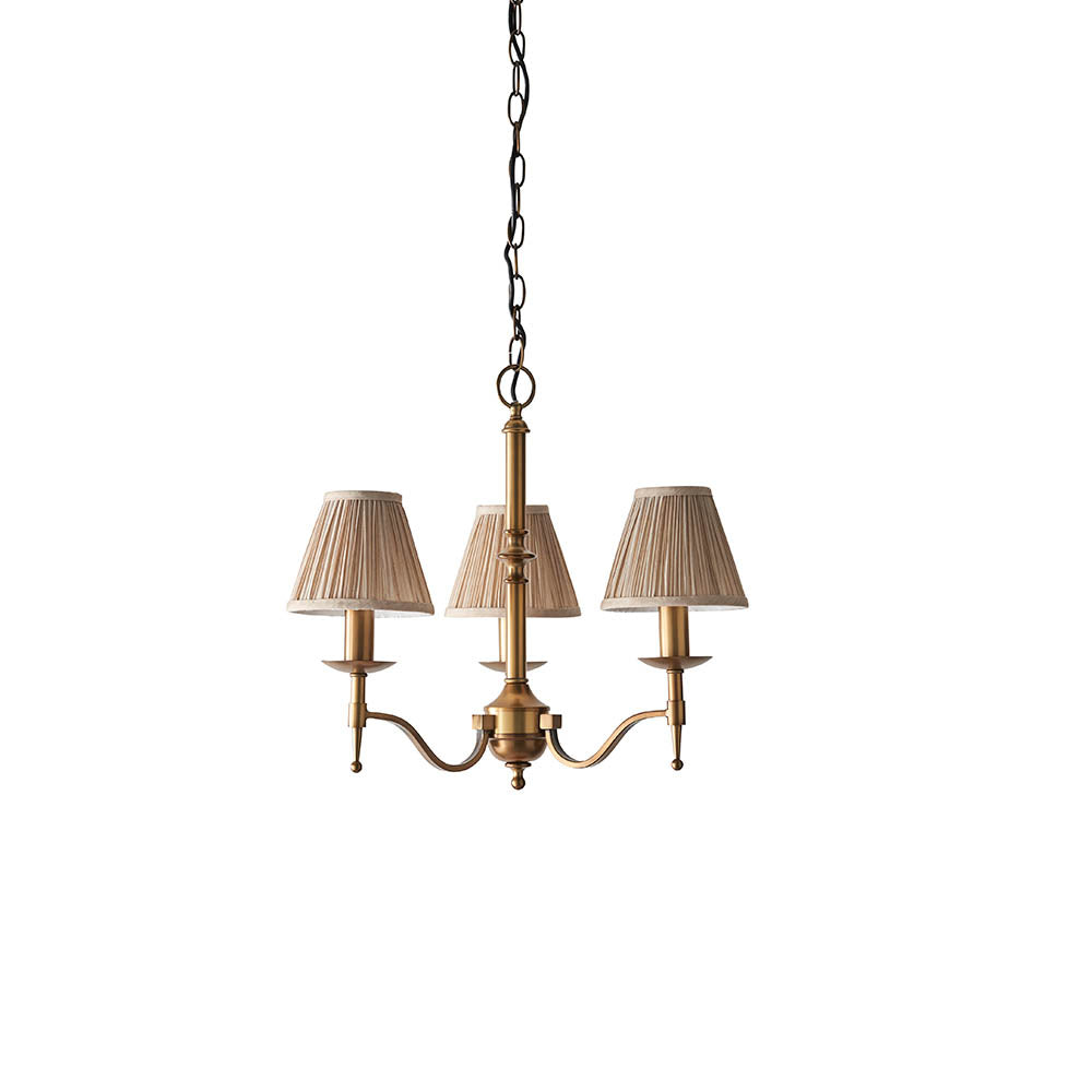 Ambledale 3 Light Pendant - Antique Brass