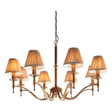 Ambledale 8 Light Pendant - Antique Brass