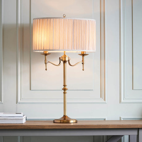 Ambledale Table Lamp - Antique Brass