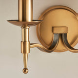 Ambledale Twin Wall Light - Antique Brass