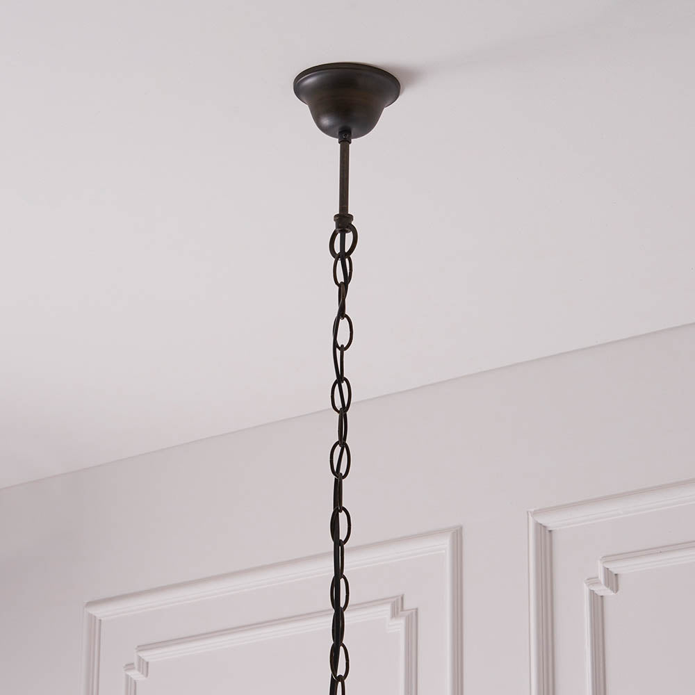 Larkbury Medium Tiffany Pendant - Black