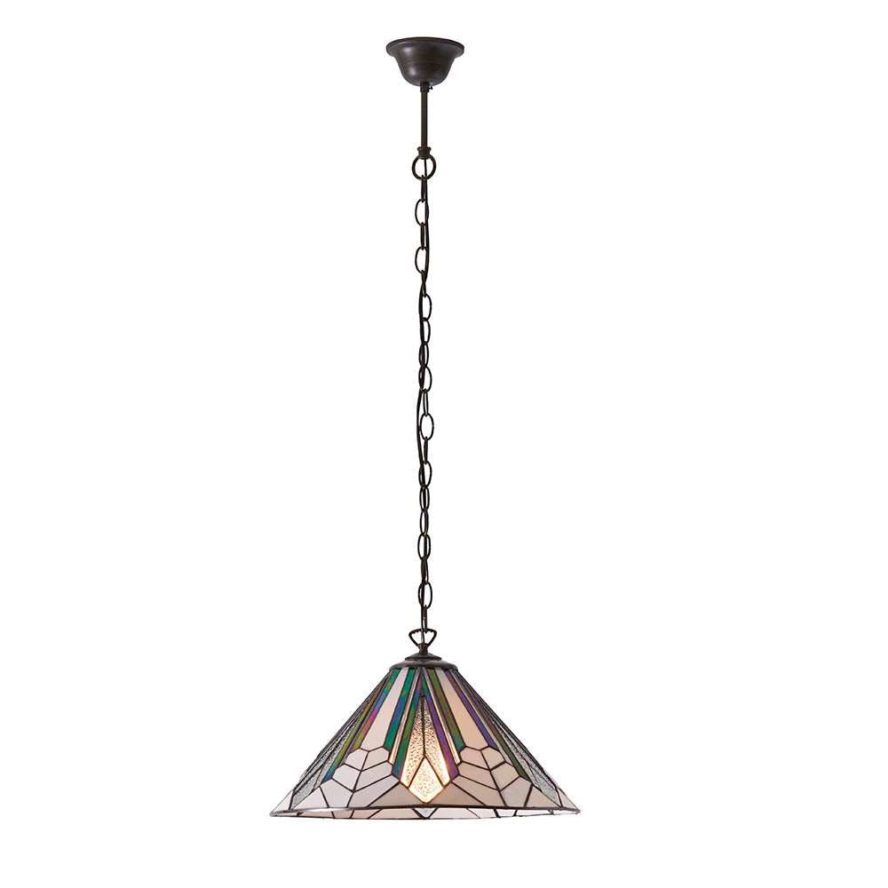 Larkbury Medium Tiffany Pendant - Black