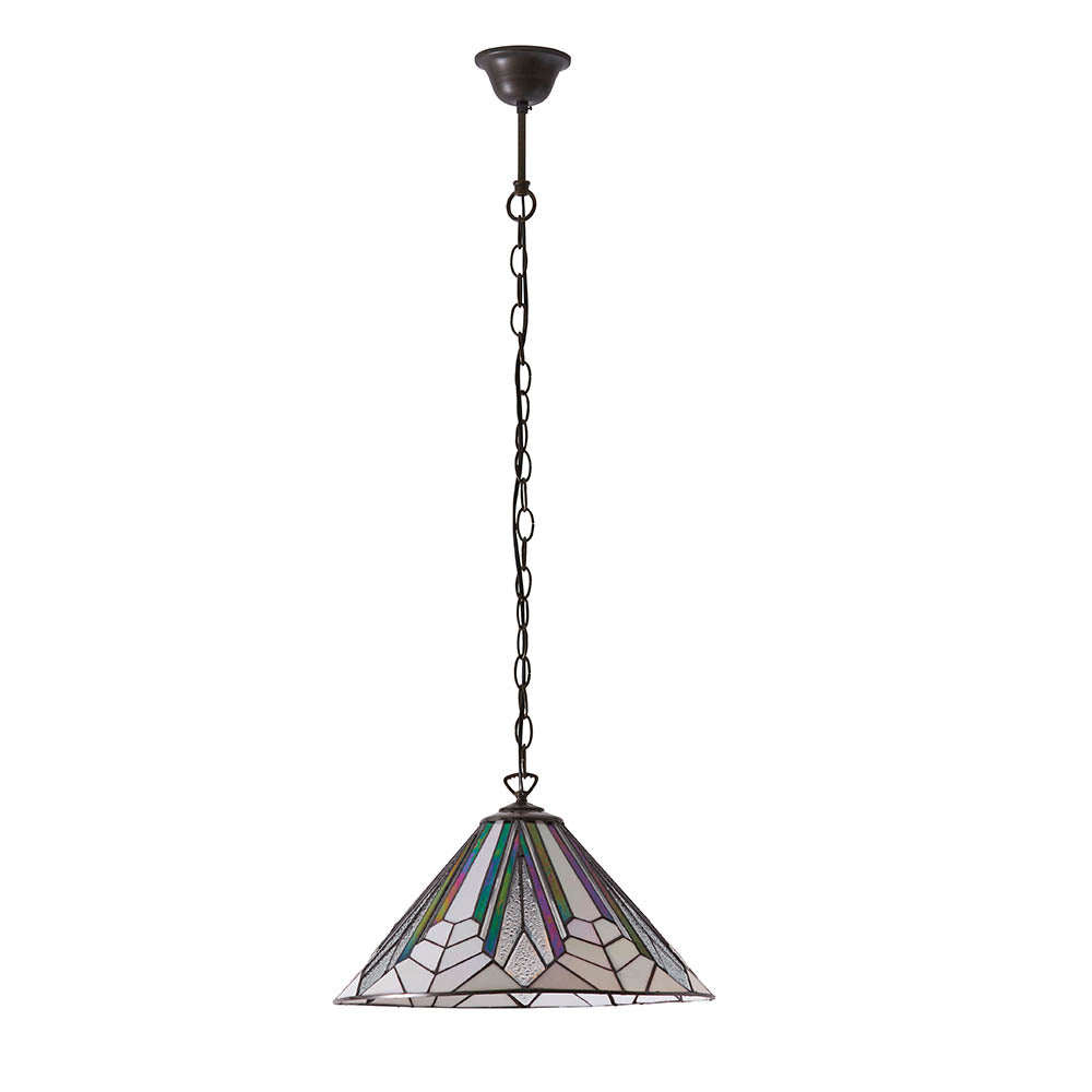 Larkbury Medium Tiffany Pendant - Black