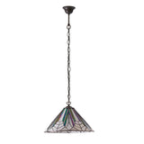 Larkbury Medium Tiffany Pendant - Black